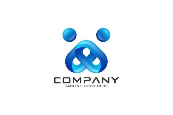 Abstract Community 3D Logo Design: A Modern Approach to Brand Identity