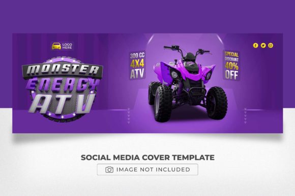 Atv Sport Motorbike 3D Cover Design PSD – A Practical Evaluation for Designers