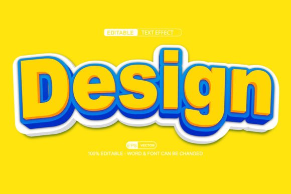 Design 3D Editable Text Effect Vector: A Must-Have Tool for Modern Designers