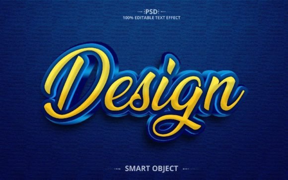 Design 3D PSD Text Effect Design