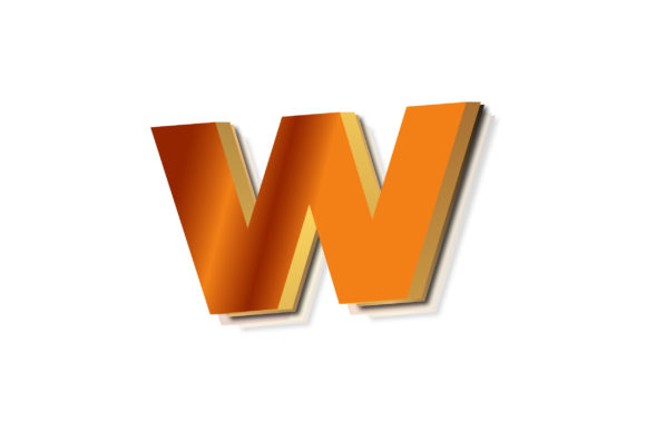 Enhancing Visual Communication with 3D Text Design of Letter W