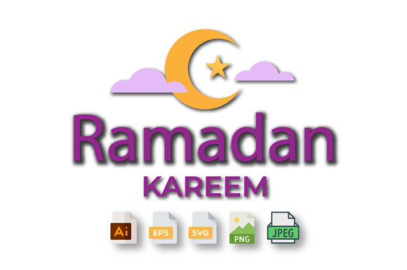 Ramadan Kareem 3D Text Design