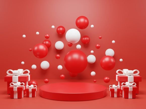 Strategic Use of Christmas Podium Design 3D for Business and Creative Goals