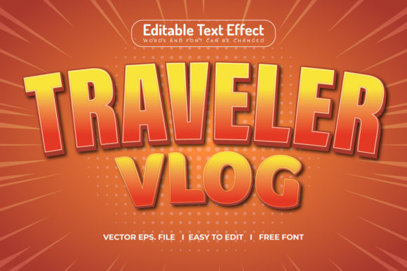 Travel VLOG Editable 3D Text Design: Enhancing Visual Storytelling in Digital Content